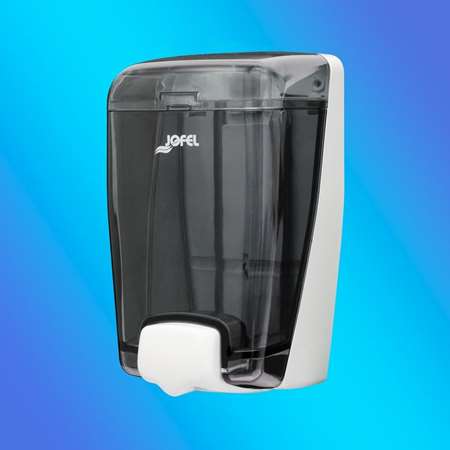 DISTRIBUTEUR SAVON A REMPLIR ABS A SERRURE FUME 1L Azur