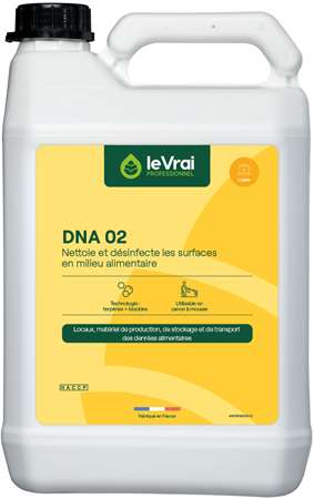 VRAI DNA 02 NETTOYANT DESINFECTANT AGROALIMENTAIRE 5L