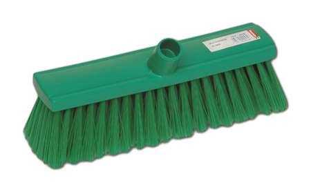 BALAI FIBRE DURE 'SOL CIMENT' GM VERT 31cm douille vis