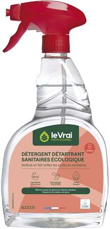 VRAI DETERGENT DETARTRANT ECOLOGIQUE SANITAIRES 750ml x 6