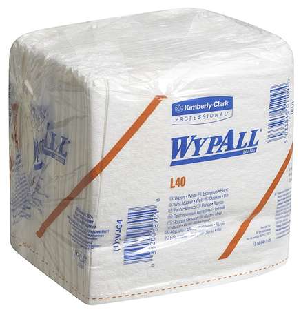 ESSUYEUR WYPALL 'L40' 31,7x30.4cm 1F BLANC 56cp x 18pq