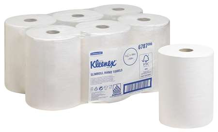 EMR KLEENEX SLIMROLL 1F BLANC FSC 100m x 6rlx