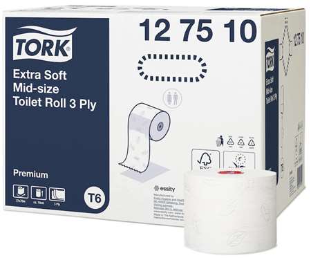 TORK PAPIER TOILETTE 'T6' PREMIUM 3F ECO EU 70m x 27rlx