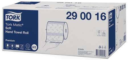 TORK EMR MATIC DOUX 'H1' BLANC PREMIUM 2F ECO EU 100m x 6rlx