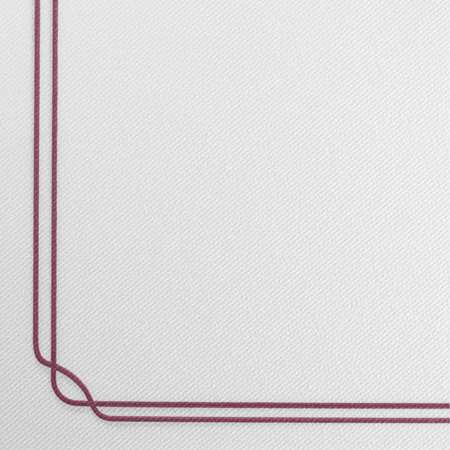 SERVIETTE CELISOFT DECOR 40x40 LISERE 8 BORDEAUX BLANC x 800