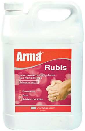 DEB ARMA RUBIS LOTION NACREE MAINS & CORPS 5L x 4