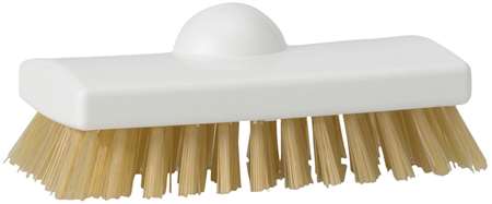 VIKAN BROSSE GRILL & PLAQUE CUISSON FIBRES DURES BLANC 15cm