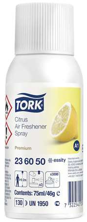 TORK AEROSOL DESODORISANT 'A1' PREMIUM CITRON 75ml x 12