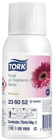 TORK AEROSOL DESODORISANT 'A1' PREMIUM FLORAL 75ml x 12