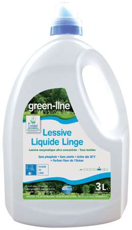 GREEN-LINE LESSIVE LIQUIDE LINGE 3L