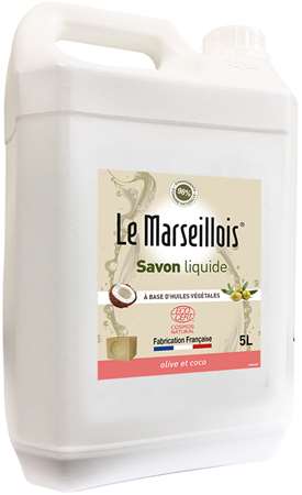 SAVON DE MARSEILLE LIQUIDE 'LE MARSEILLOIS' ECOCERT 5L