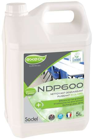 NDP600 NETTOYANT DEGRAISSANT PUISSANT ECOLOGIQUE 5L