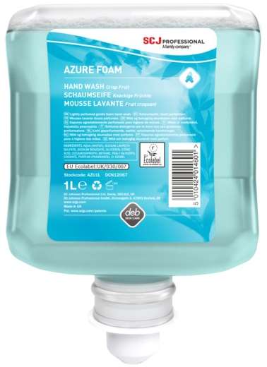 DEB AZURE FOAM MOUSSE DOUCE MAINS-CORPS ECO EU 1L x 6