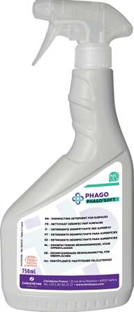 PHAGO'SOFT DETERGENT DESINF TOUTES SURFACES ECOCERT 750ml x6