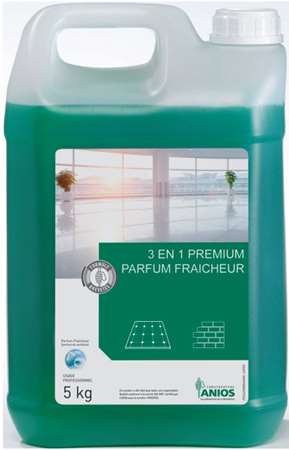 ANIOS 3 EN 1 PREMIUM DESINFECTANT DESODORISANT FRAICHEUR 5L