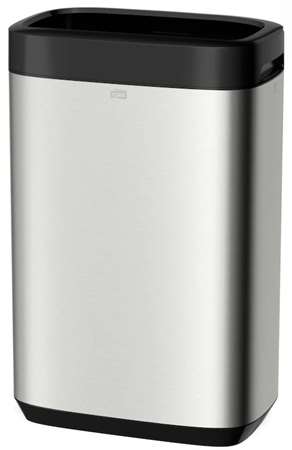 TORK POUBELLE METAL & PLASTIQUE MURALE/SOL 'B1' INOX 50L