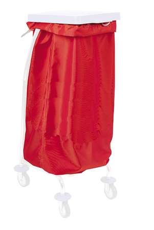 SAC A LINGE UNI 65L POLYESTER FOND PLAT (170g/m²) ROUGE