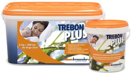 TREBON PLUS LESSIVE LINGE BLANC EAU DURE & DOUCE 5kg