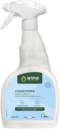 VRAI CLEAN POWER NETTOYANT DETACHANT TOUTES SURFACE 750ml x6