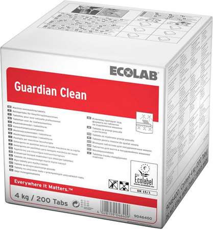 ECOLAB GUARDIAN CLEAN x 200 tablettes LV ECO EU SEAU 4kg