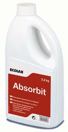 ECOLAB ABSORBIT DETERGENT DEGRAISSANT POUDRE 2.2kg x 4