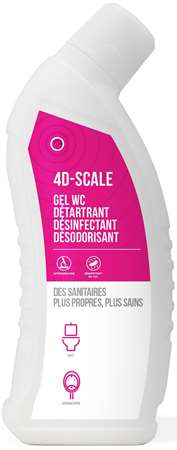 4D-SCALE GEL WC NETT DETARTRANT DESODORISANT 750ml x 6