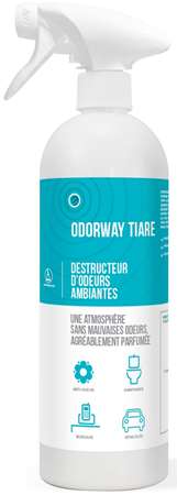 ODORWAY TIARE DESTRUCTEUR D'ODEURS 750ml x 6