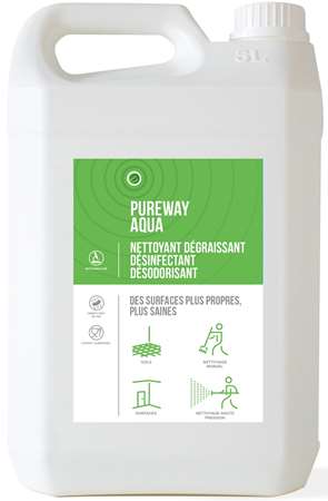 PUREWAY AQUA NETTOYANT DEGRAISSANT DESINFECTANT 5L