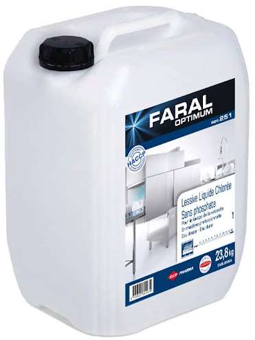 FARAL OPTIMUM 251 LAVAGE EAU DOUCE / DURE CHLORE 20L