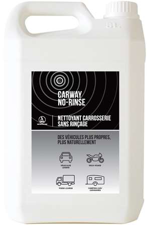 CARWAY NO RINSE NETTOYANT CARROSSERIE SANS RINCAGE 5L