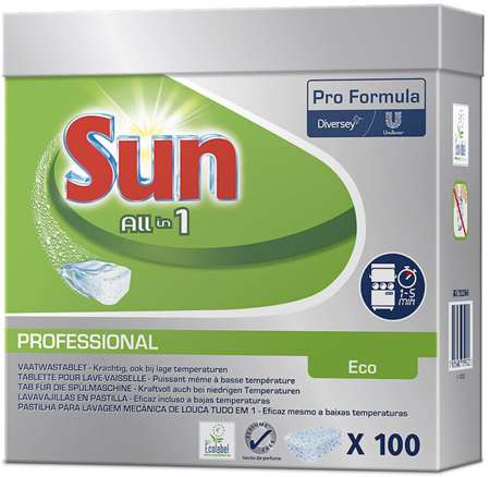 SUN PROFESSIONAL ALL IN 1 ECO TABLETTE LAVE-VAISSELLE x 500