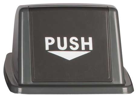 COUVERCLE 'PUSH' pour COLLECTEUR TRI SELECTIF 60L & 80L GRIS