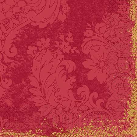 DUNI SERVIETTE 33x33 OUATE 3F ROYAL BORDEAUX FSC x 1000