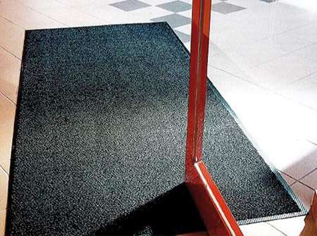 TAPIS CLEANFOR ANTHRACITE AVEC BORDURES 85 x 150cm