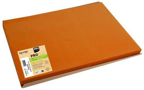 SET DE TABLE PAPIER GAUFRE 30x40cm VIF ORANGE PEFC x 500