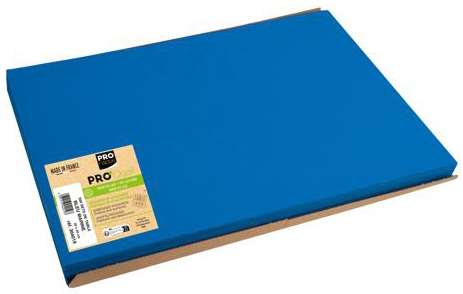 SET DE TABLE PAPIER GAUFRE 30x40cm VIF BLEU MARINE PEFC x500