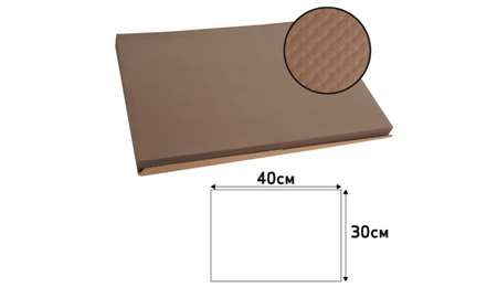 SET DE TABLE PAPIER GAUFRE 30x40cm VIF TAUPE x 500