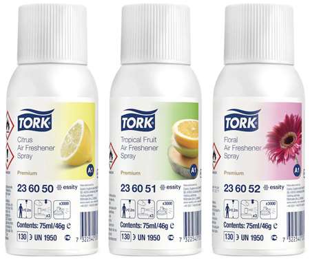 TORK AEROSOL DESODORISANT 'A1' PREMIUM PACK 3 PARF 75ml x 4