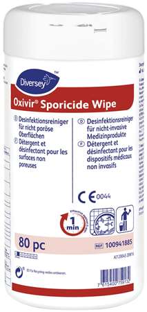 LINGETTES OXIVIR SPORICIDE CE DETERG DESINF 12 BOITES DE 80