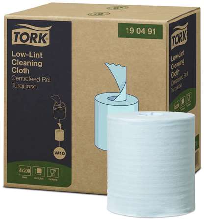 TORK BOBINE TC 'W10' TURQUOISE PREMIUM 1F FSC 200cp x 4