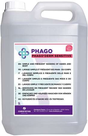 PHAGO'DERM SENSITIVE SPS SAVON 5L