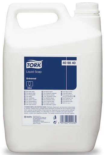 TORK SAVON LIQUIDE UNIVERSAL MULTI-USAGES 5L