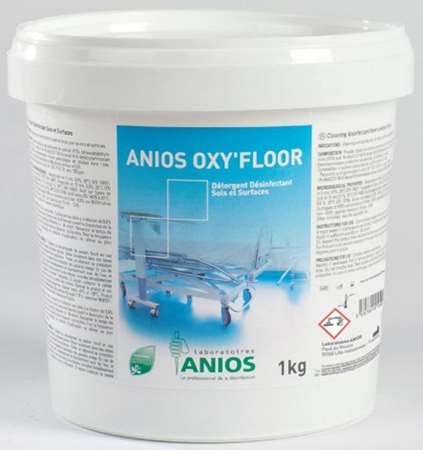 ANIOS OXY'FLOOR DETERGENT DESINFECTANT SOL & SURFACE 1kg x 4