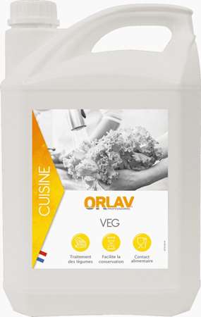 ORLAV VEG A078 AUXILIAIRE ASSAINISSANT FRUITS/LEGUMES 5L