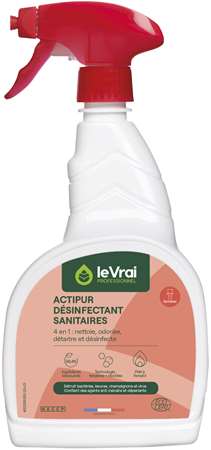 VRAI ACTIPUR DESINFECTANT SANITAIRES PAE ECOCERT 750ml x 6