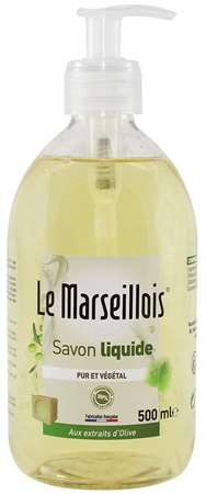 SAVON DE MARSEILLE LIQUIDE 'LE MARSEILLOIS' 500ml x 6