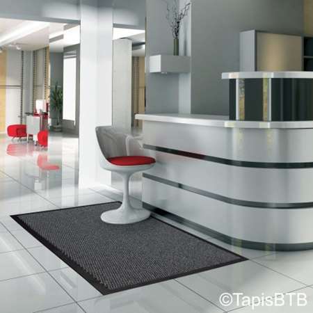 TAPIS ACCUEIL TRAFIC NORMAL 'SMART' ANTHRACITE 120x180cm