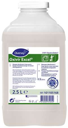 OXIVIR EXCEL QS DETERGENT DESINFECTANT 2.5L x 2