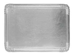 PLATEAUX DE RECEPTION TRAITEUR 420x280mm ARGENT x 25