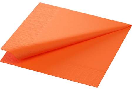 DUNI SERVIETTE 33x33 OUATE 2F SUN ORANGE FSC x 2000